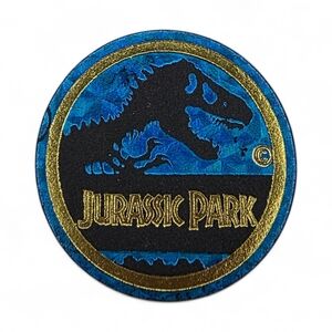 Vintage 90s Jurassic Park Pog Milk Bottle Cap